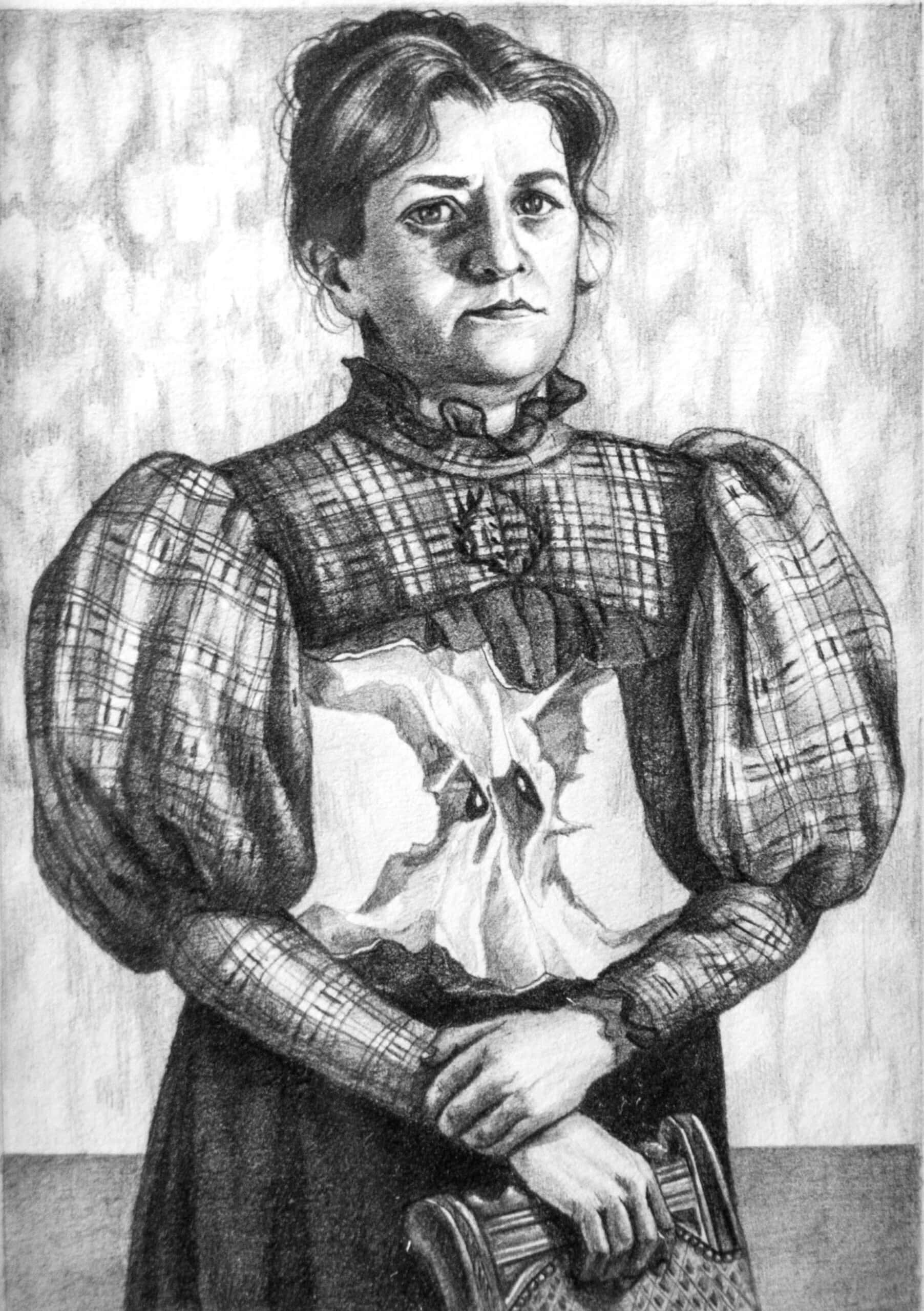 Taillefine 2 - graphite sur papier, 18 x 13 cm, 2025